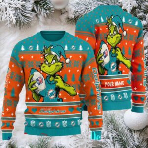 Miami Dolphins Ugly Christmas Sweater BGSWT750