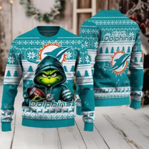 Miami Dolphins Ugly Christmas Sweaters