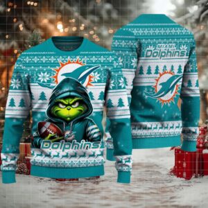 Miami Dolphins Ugly Christmas Sweaters