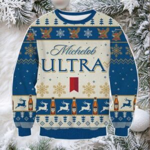 Michelob Ultra Ugly Christmas Sweater 2025
