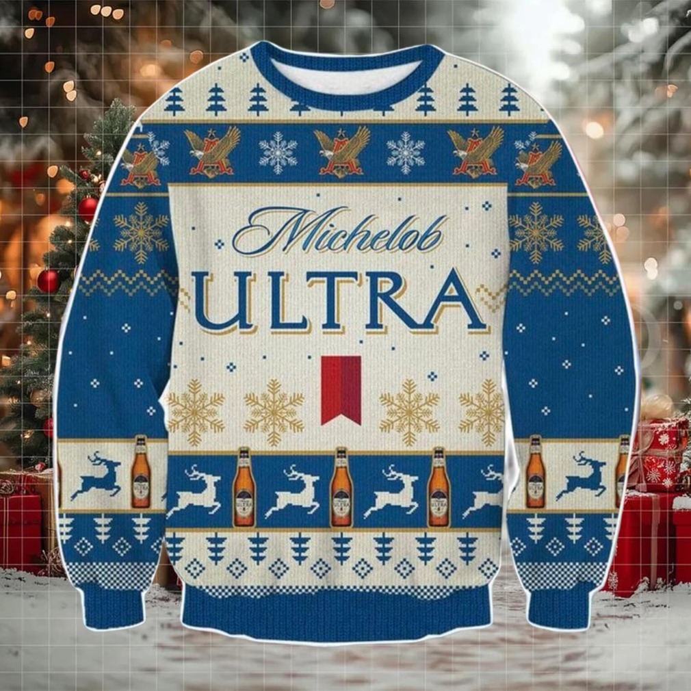 Michelob Ultra Ugly Christmas Sweater 2025 Michelob Ultra Ugly Christmas Sweater 2025