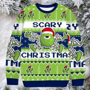 Mike Wazowski Christmas Ugly Sweatshirt