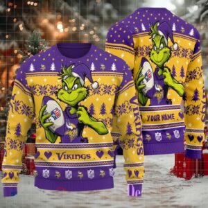Minnesota Vikings Ugly Christmas Sweater BGSWT751