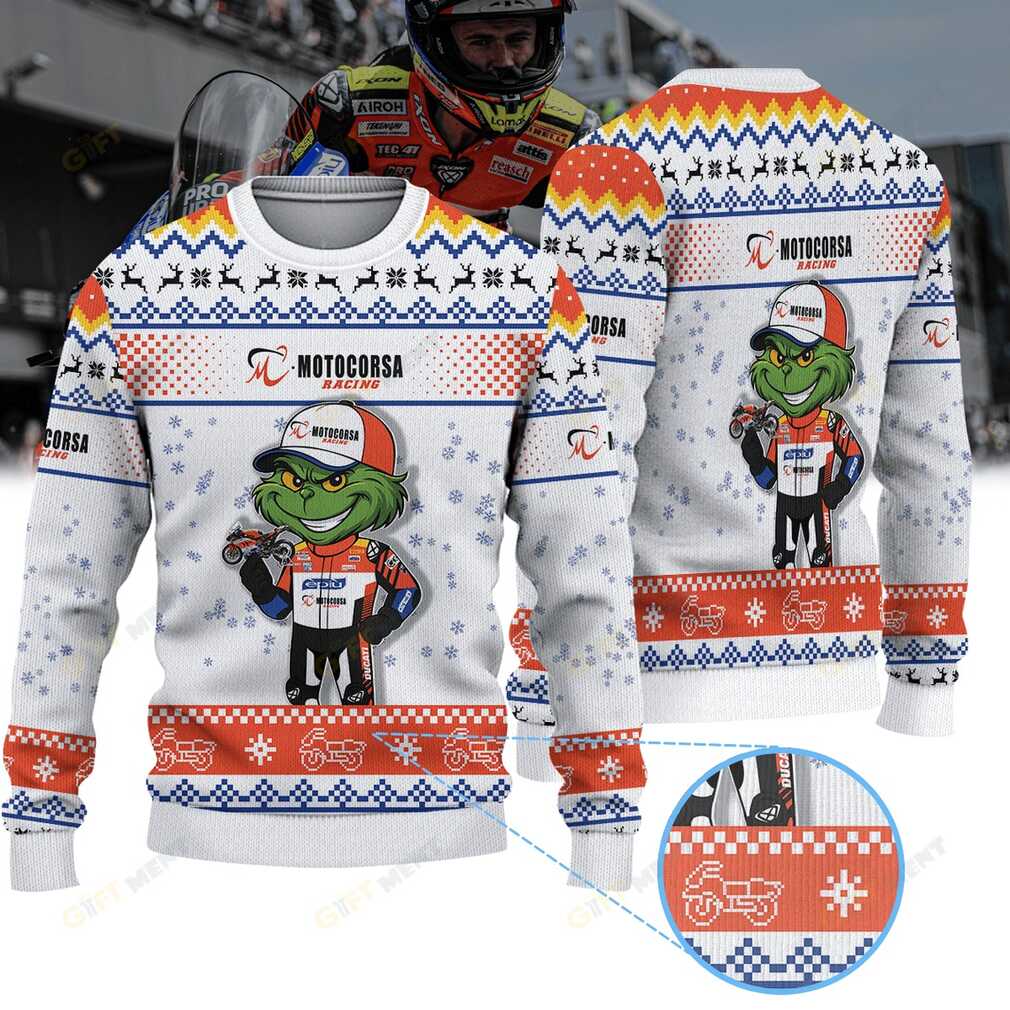 Motocorsa Racing WorldSBK × Grinch Ugly Christmas Sweater Motocorsa Racing WorldSBK × Grinch Ugly Christmas Sweater