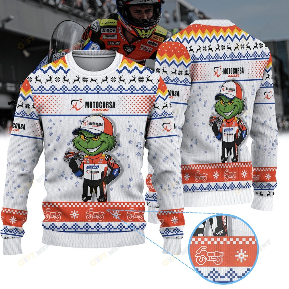 Motocorsa Racing WorldSBK × Grinch Ugly Christmas Sweater Motocorsa Racing WorldSBK × Grinch Ugly Christmas Sweater