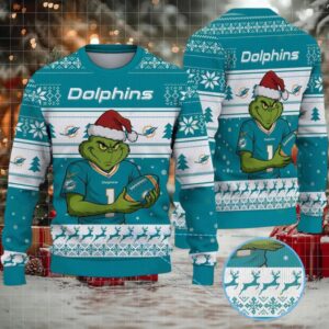 NFL Miami Dolphins Ugly Christmas Sweater
