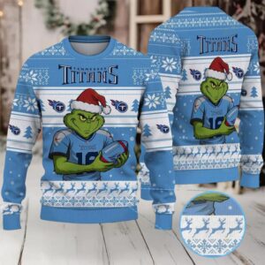 NFL Tennessee Titans Grinch Ugly Christmas Sweater