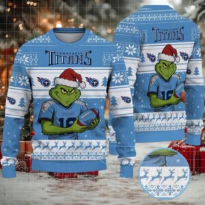 NFL Tennessee Titans Grinch Ugly Christmas Sweater