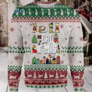 Naughty Christmas Cat Ugly Sweater For Holiday Cheer