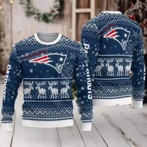 New England Patriots NFL Ugly Christmas Sweaters