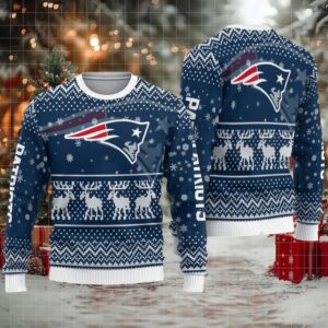 New England Patriots NFL Ugly Christmas Sweaters