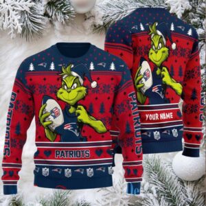 New England Patriots Ugly Christmas Sweater BGSWT754