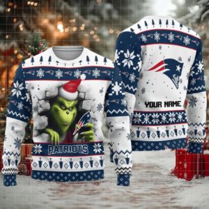 New England Patriots Ugly Christmas Sweaters BGSWT789