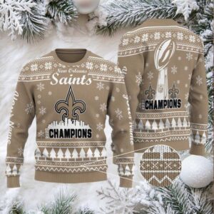 New Orleans Saints Personalized Sweater 24