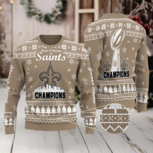 New Orleans Saints Personalized Sweater 24