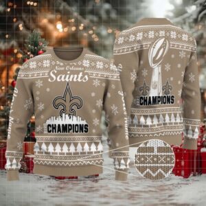 New Orleans Saints Personalized Sweater 24