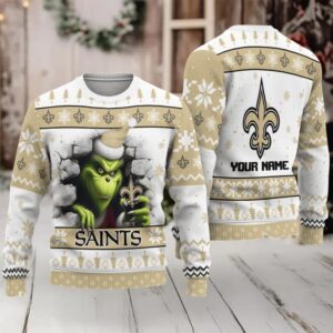 New Orleans Saints Ugly Christmas Sweaters BGSWT790