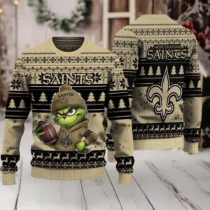 New Orleans Saints Ugly Christmas Sweaters