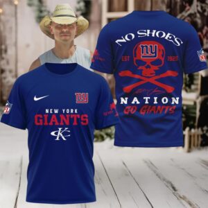 New York Giants Kenny Chesney No Shoes Nation 2025 Hoodie T Shirt