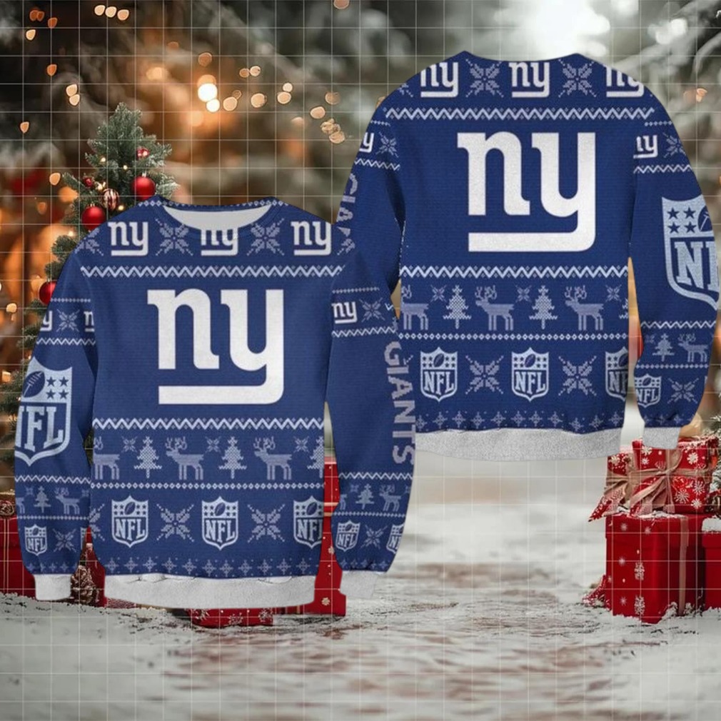 New York Giants Nfl Ugly Sweater Christmas 3D Sweater New York Giants Nfl Ugly Sweater Christmas 3D Sweater