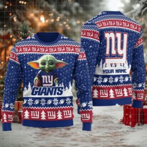 New York Giants Ugly Christmas Sweater BGSWT660