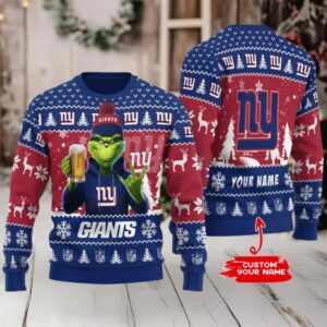 New York Giants Ugly Christmas Sweater BGSWT730