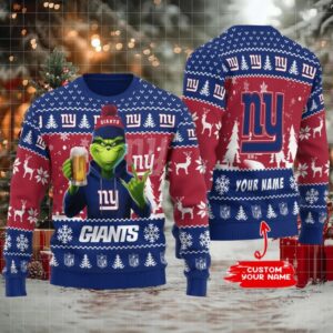 New York Giants Ugly Christmas Sweater BGSWT730