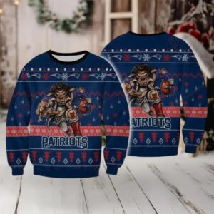 Nfl New England Patriots Player Rushing Sweater And Ugly Sweater