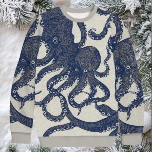 Ocean Octopus Christmas Ugly Sweatshirt
