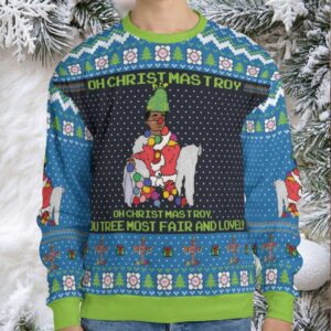 Oh Troy Christmas Ugly Christmas Sweatshirt