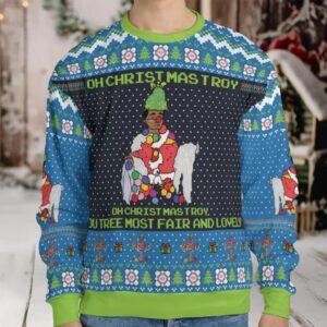 Oh Troy Christmas Ugly Christmas Sweatshirt