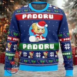 Padoru Nero Claudius Fate Extra Ugly Christmas Sweater