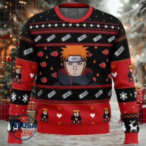 Pain Those Who Do Not Know Akatsuki Shippuden Ugly Christmas Sweater