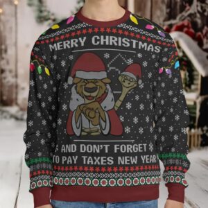 Pay Taxes Robin Hood Ugly Christmas Sweatshirt