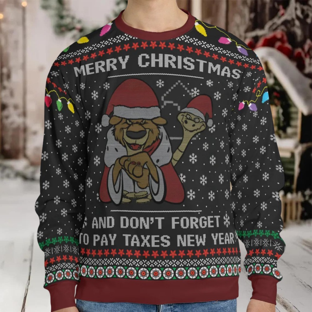 Pay Taxes Robin Hood Ugly Christmas Sweatshirt