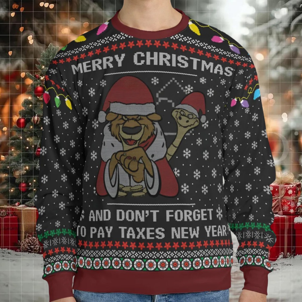 Pay Taxes Robin Hood Ugly Christmas Sweatshirt Pay Taxes Robin Hood Ugly Christmas Sweatshirt