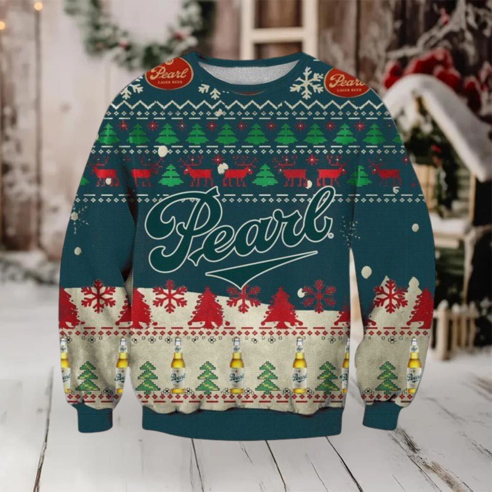 Pearl Beer Ugly Christmas Sweater