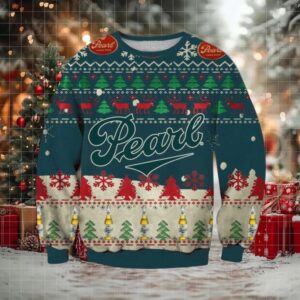Pearl Beer Ugly Christmas Sweater 2025