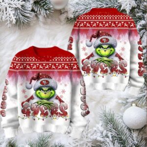 San Francisco 49ers Grinch Stolen Christmas Sweater