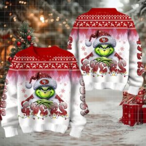 San Francisco 49ers Grinch Stolen Christmas Sweater