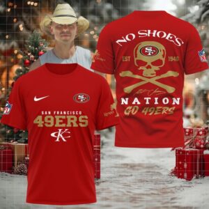 San Francisco 49ers Kenny Chesney No Shoes Nation 2025 Niners Hoodie T Shirt