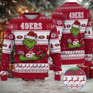 San Francisco 49ers The Grinch NFL Ugly Christmas Sweater