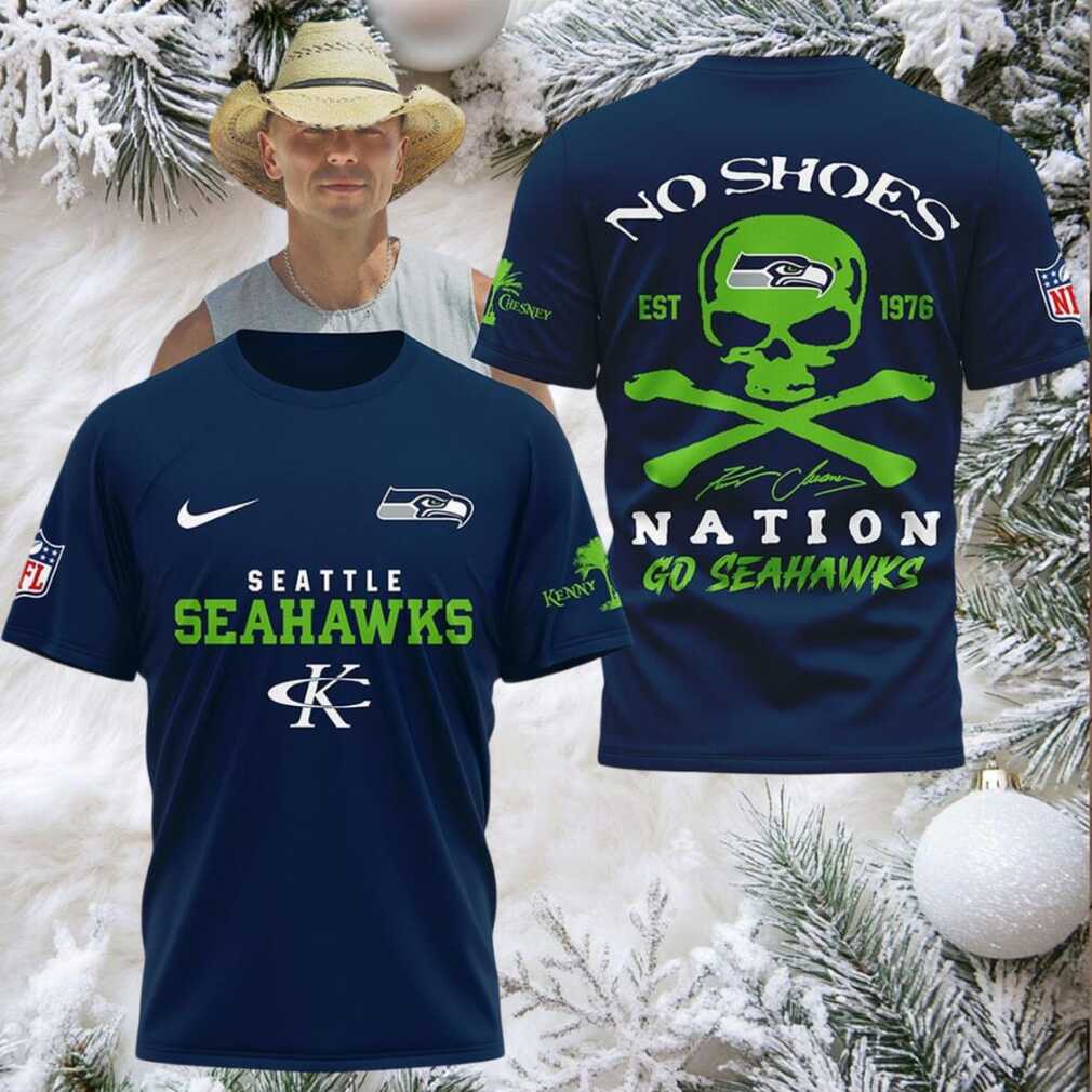 Seattle Seahawks Kenny Chesney No Shoes Nation Go Seahawks Hoodie T Shirt Seattle Seahawks Kenny Chesney No Shoes Nation Go Seahawks Hoodie T Shirt