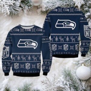 Seattle Seahawks Nfl Ugly Sweater Christmas 3D Sweater