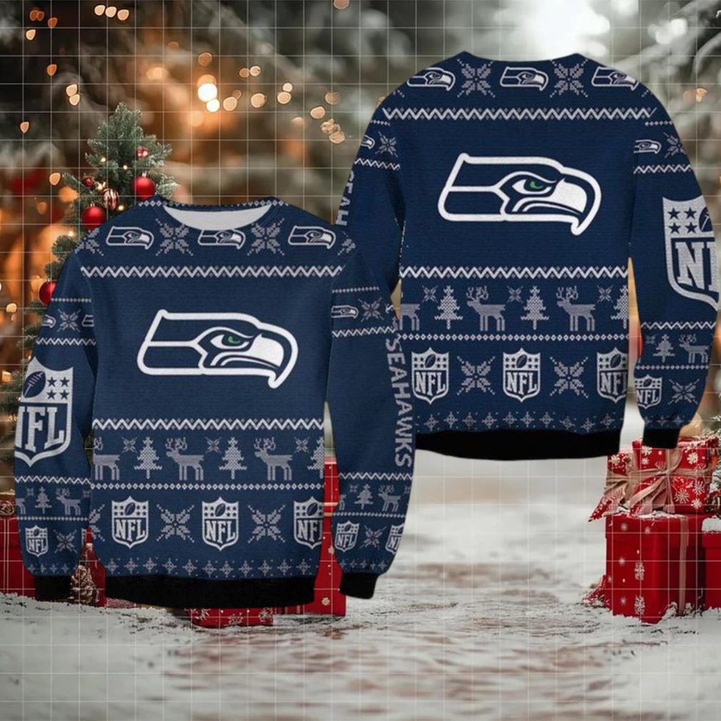 Seattle Seahawks Nfl Ugly Sweater Christmas 3D Sweater Seattle Seahawks Nfl Ugly Sweater Christmas 3D Sweater