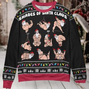 Shades Of Santa Claus Ugly Christmas Sweater