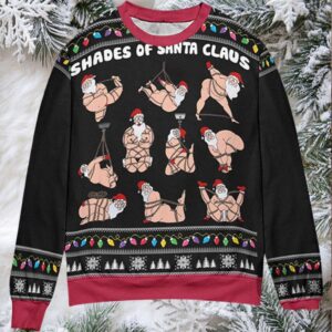Shades Of Santa Claus Ugly Christmas Sweater