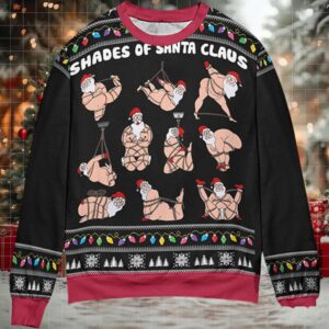 Shades Of Santa Claus Ugly Christmas Sweater