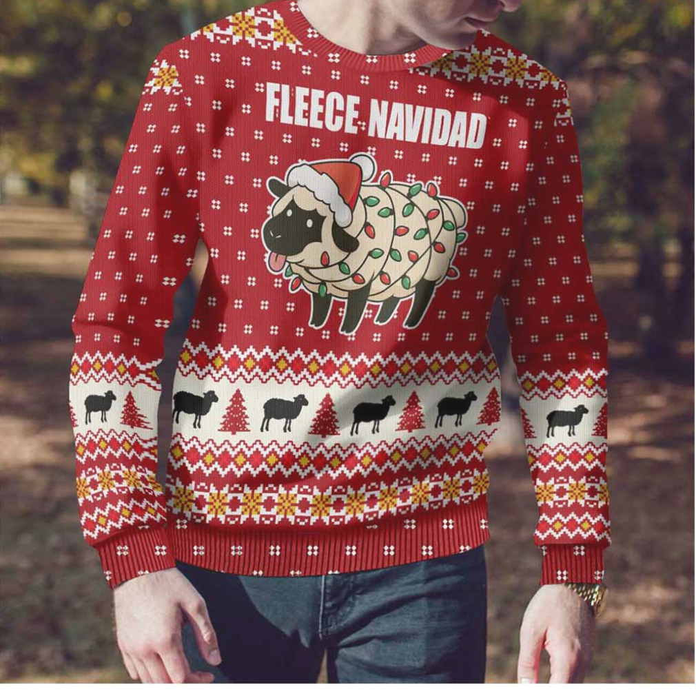 Sheep Merry Christmas Ugly Christmas Sweater front view