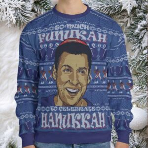 So Much Funukah Ugly Christmas Sweatshirt